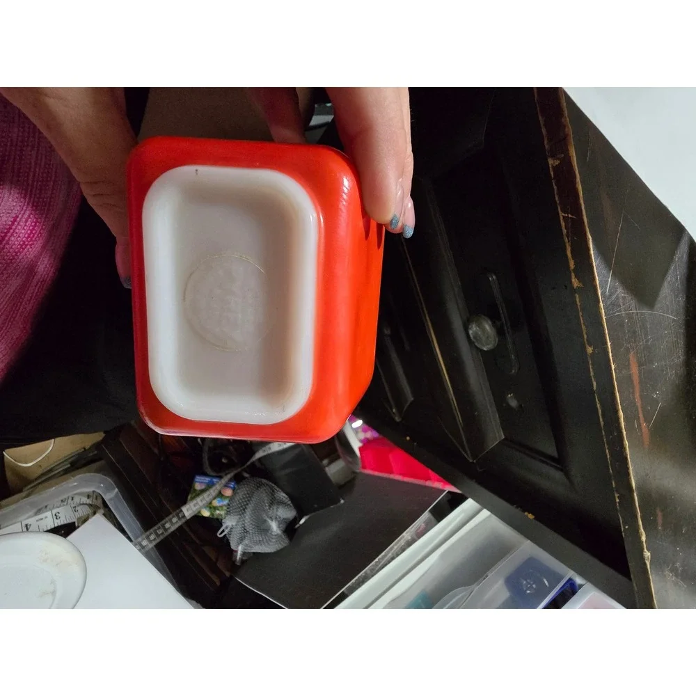 Pyrex vintage refrigerator
